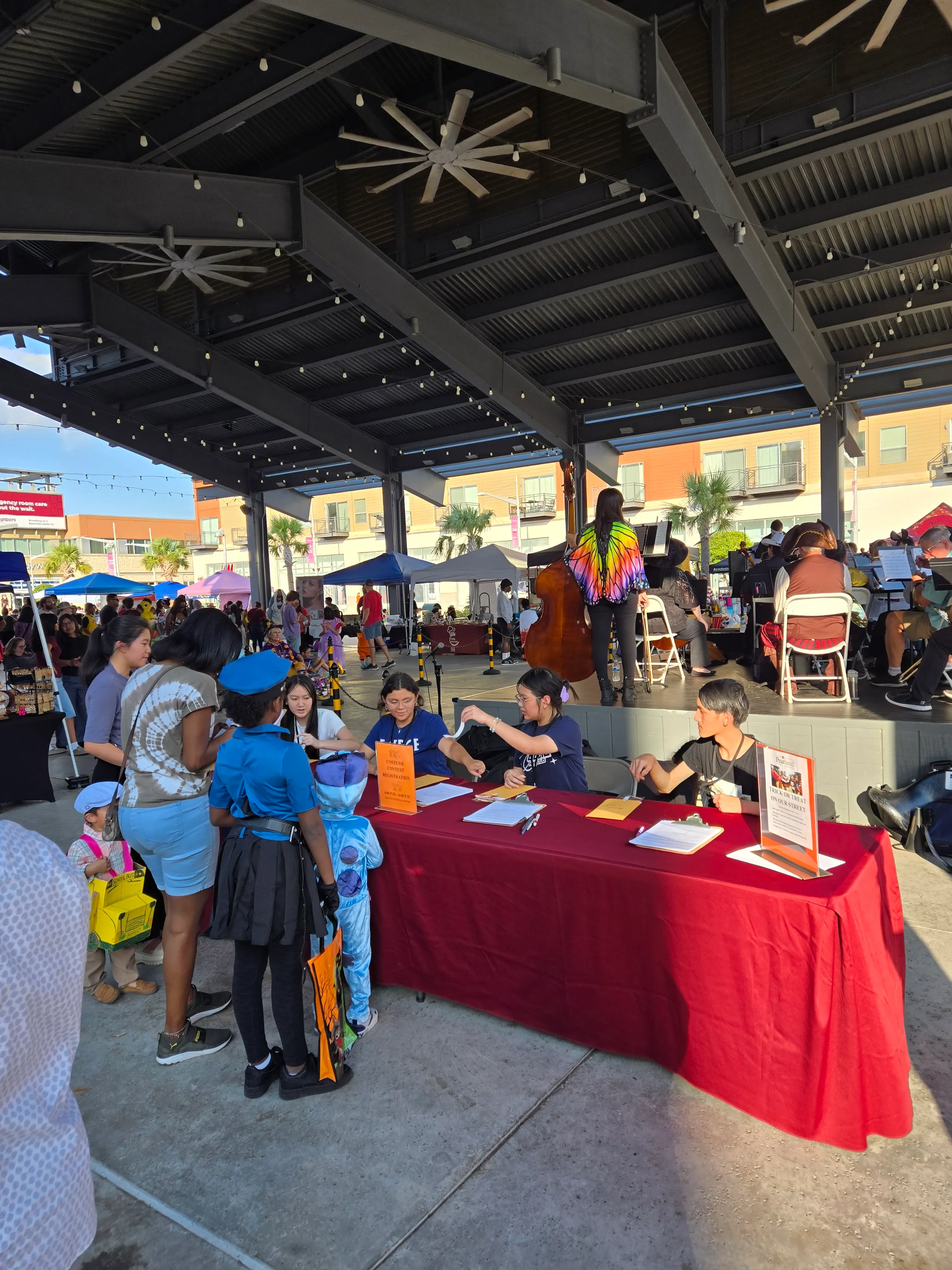 Families gathering around the Methodist Pavilion during last year's festival